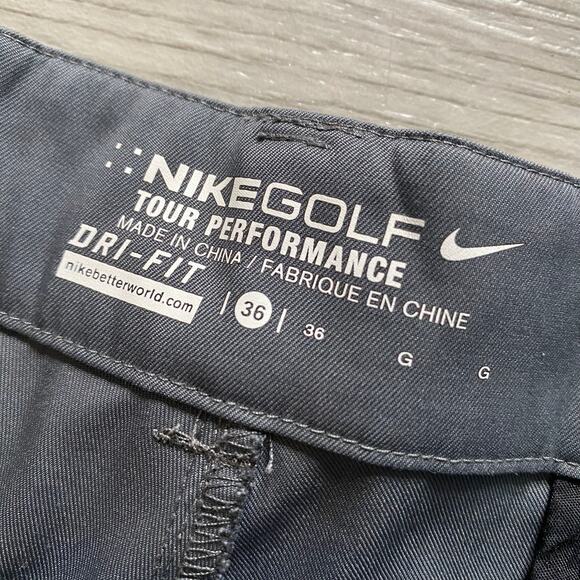 Nike Golf Tour Performance Dri-Fit Mens Grey Golf Athletic Shorts Size 36x11 - Picture 4 of 8
